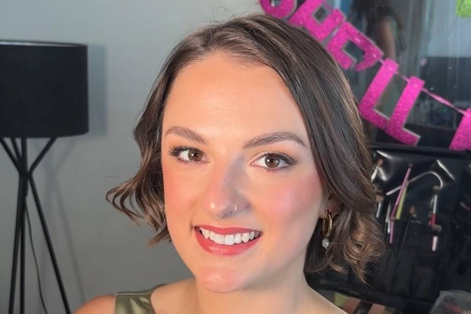 Bridesmaid makeup & hair