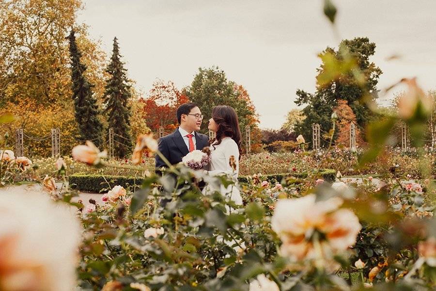 Artistic photo of the bride and groom - YTZ PHOTO