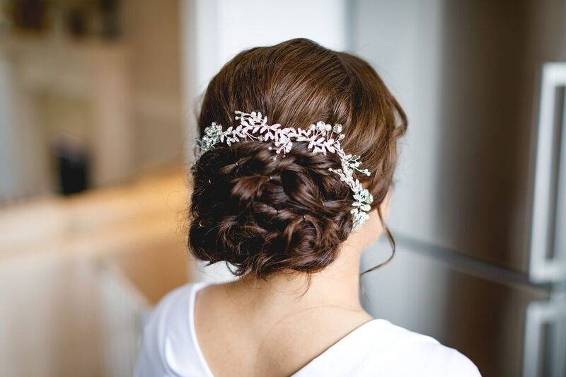 Bridal updo