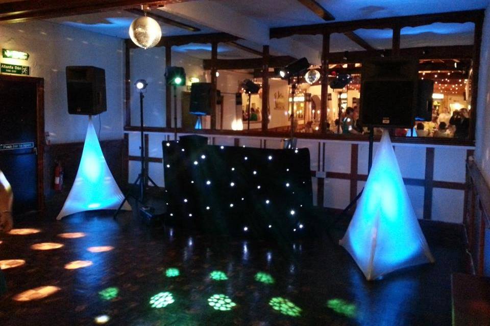 Example disco set up