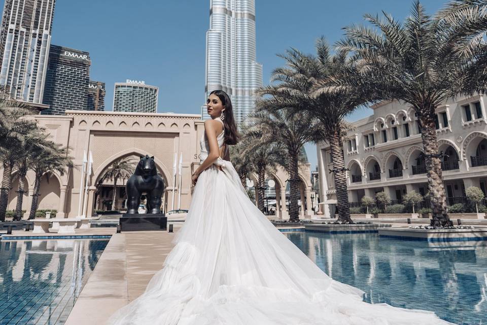 Dubai bridal hair and makeup