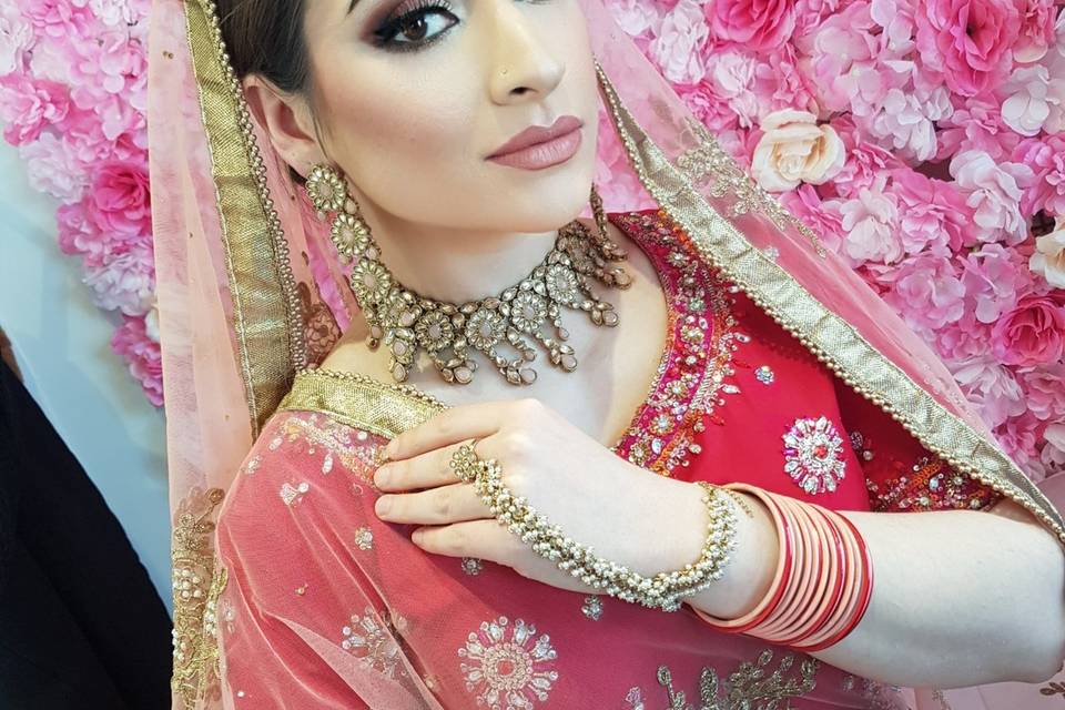 Indian bridal makeup