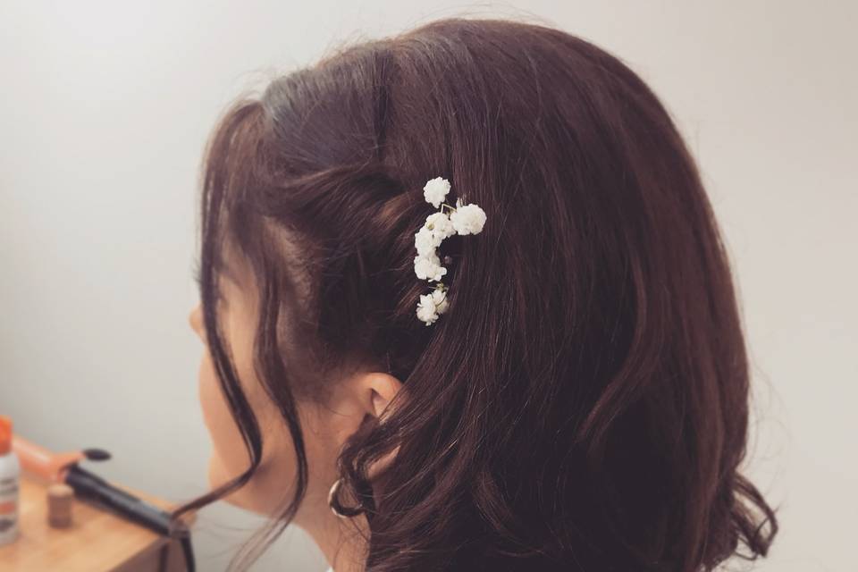 Bridesmaid hair