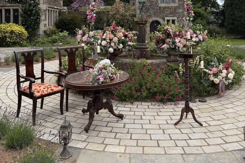 Ceremony outside