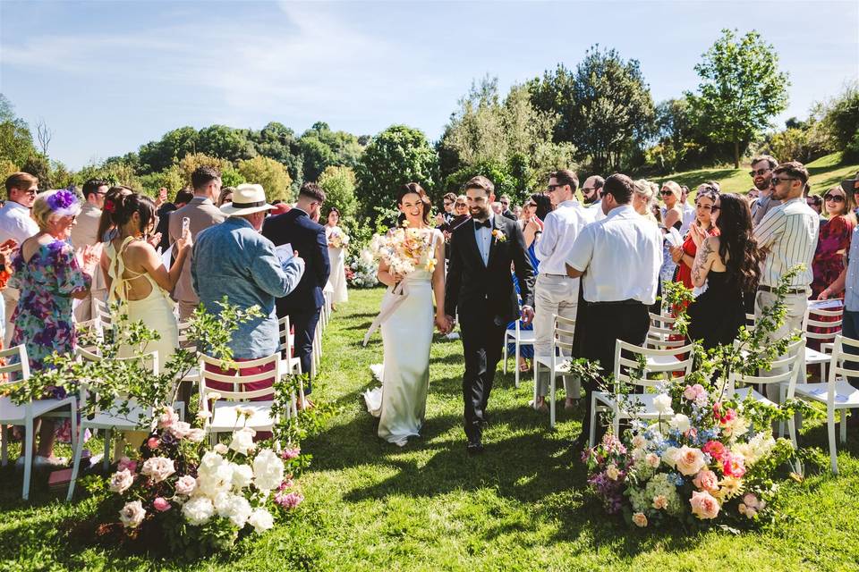Garden ceremony old fountain