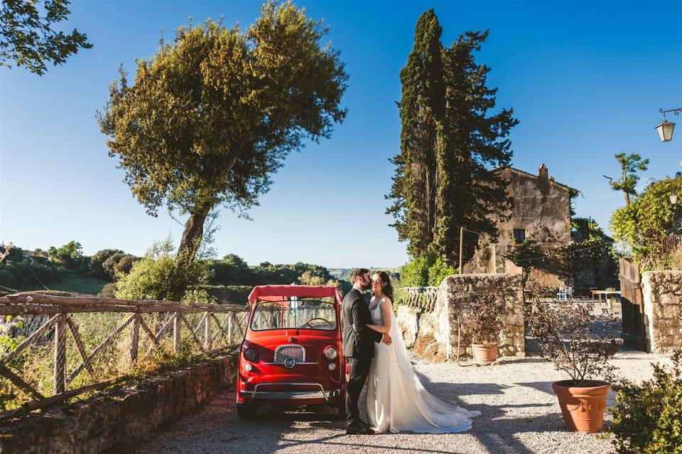 Our little red car Fiat 600