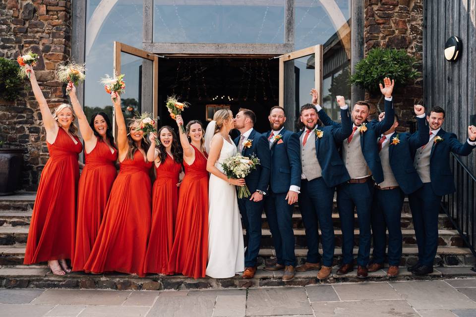 Group shots at Upton Barn