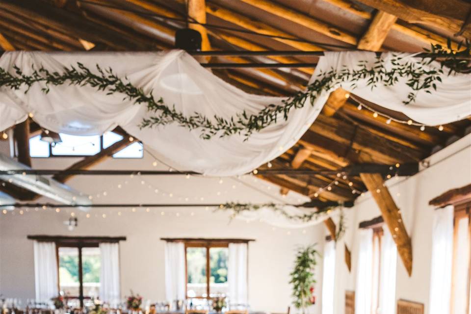 Dinner inside Massello