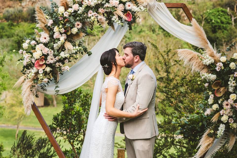 Ceremony at Massello Garden
