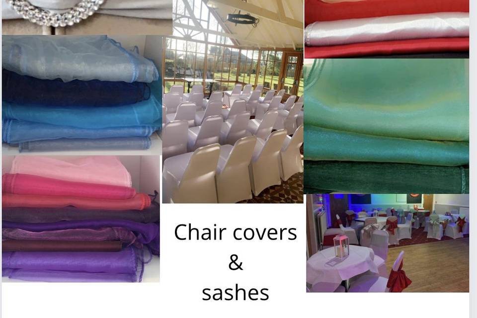 Chair covers and sashes