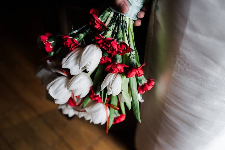 Bride with Flowers