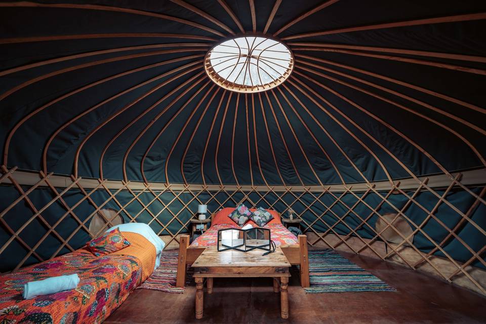 Glamping interior