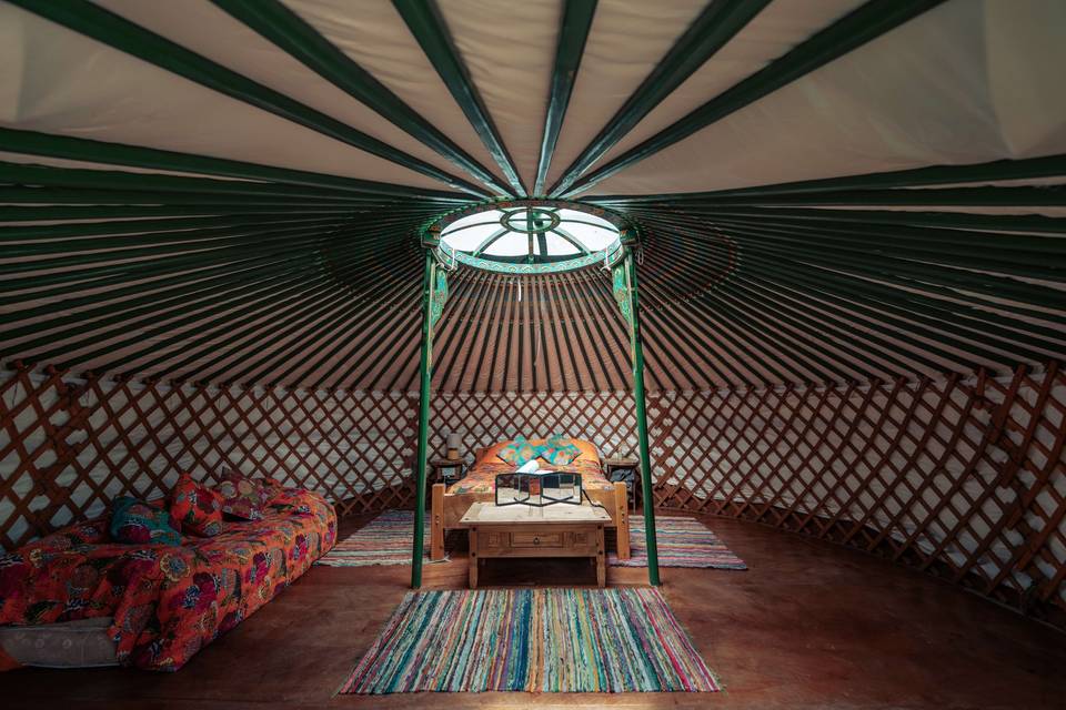 Glamping interior