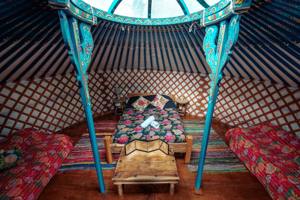 Glamping interior