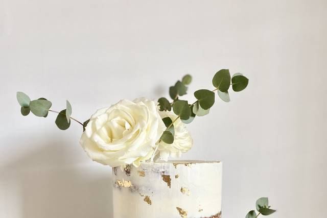 Semi naked celebration cake