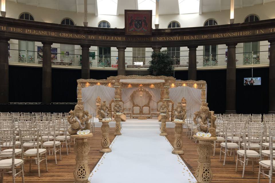 Ceremony setup