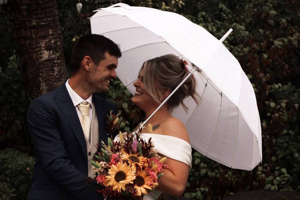 Rainy Wedding Day