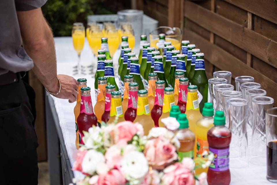 Reception Drinks Included