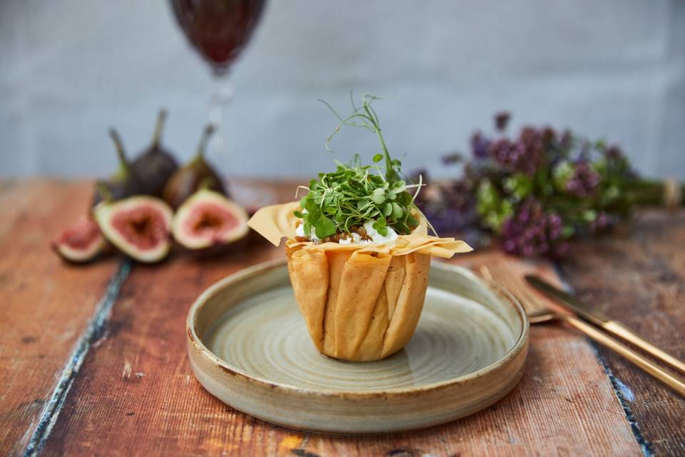 Fig & Goats Cheese Tart