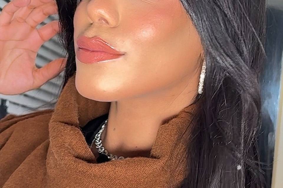 Soft bridal glam glowy skin