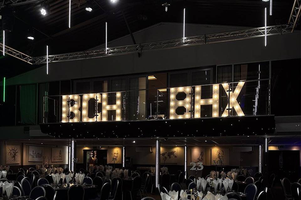 LED letter lights