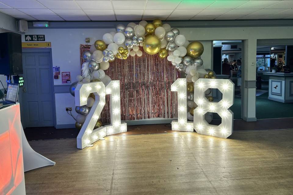 LED number lighting