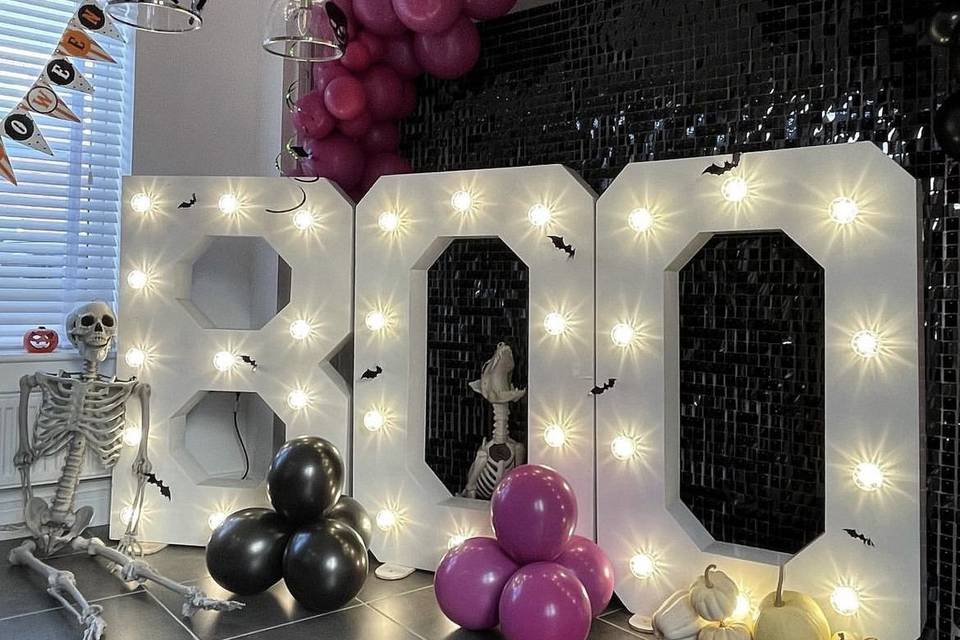 LED letter lights