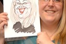 Guest with great caricature
