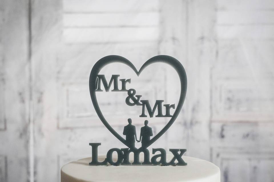 Acrylic Cake Topper