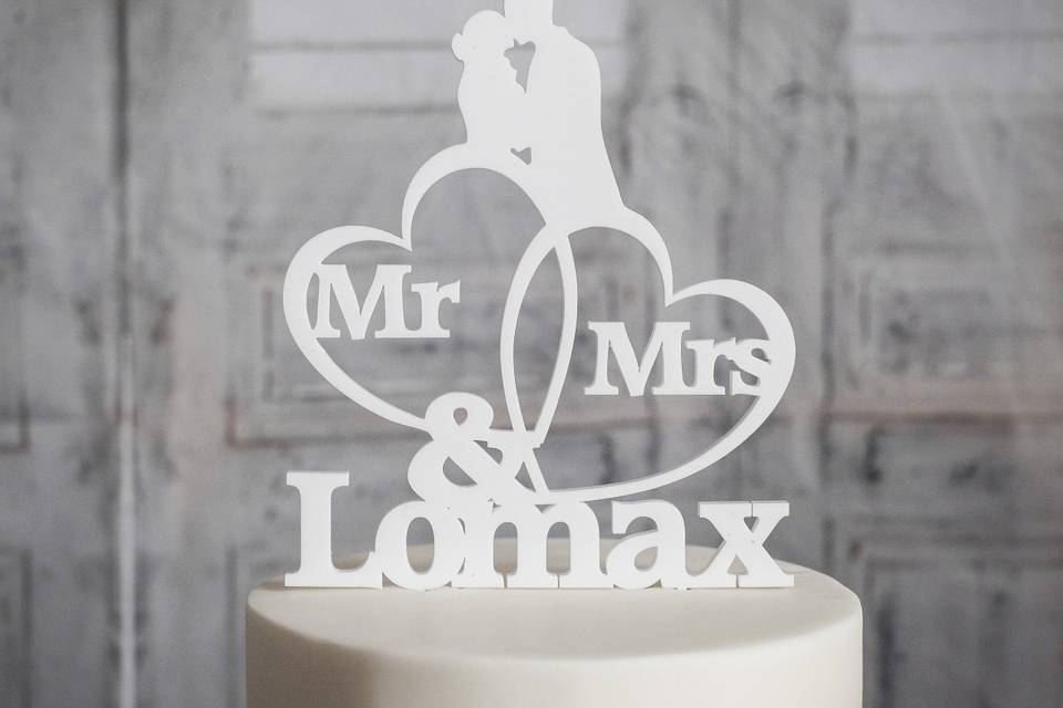 Acrylic Cake Topper