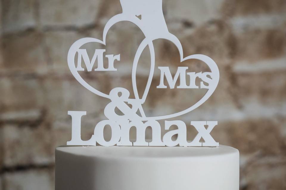 Acrylic Cake Topper