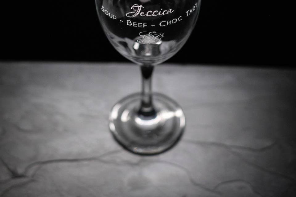 Laser Engraved Glassware