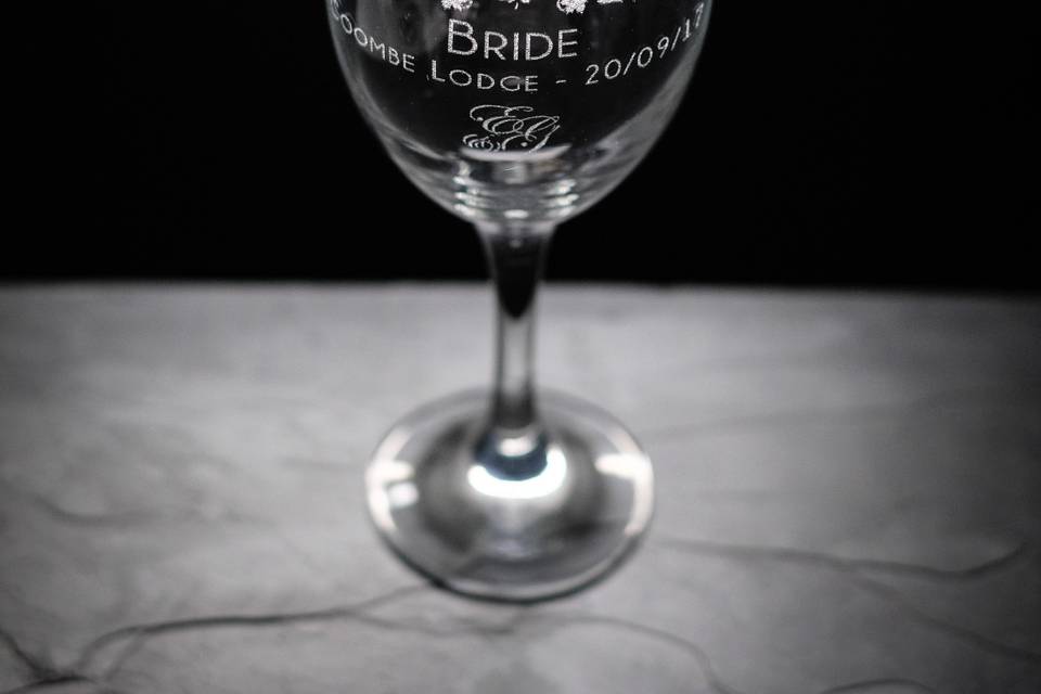 Laser Engraved Glassware