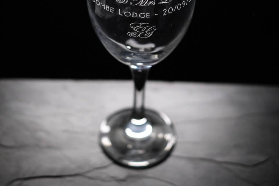Laser Engraved Glassware