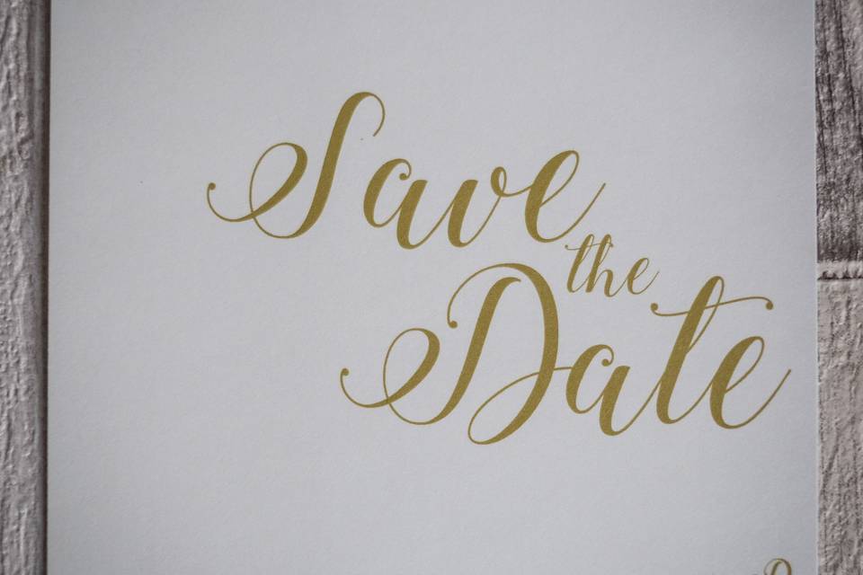 Printed Save the Date