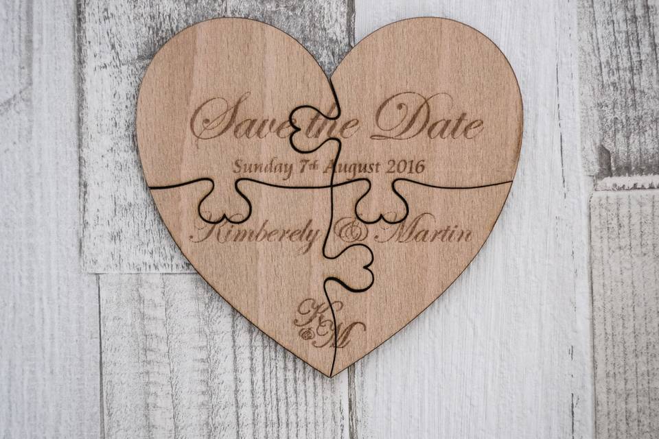 Puzzle Save the Date