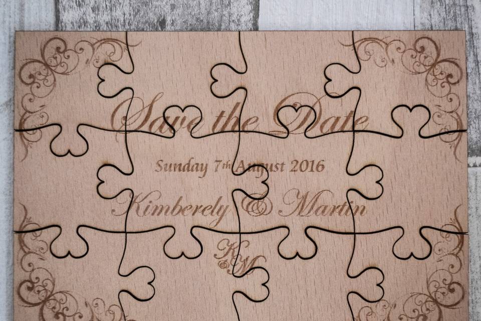 Puzzle Save the Date