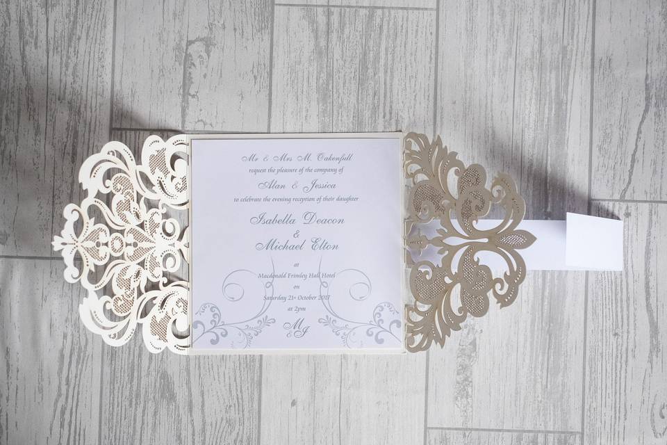 Laser Cut Invite