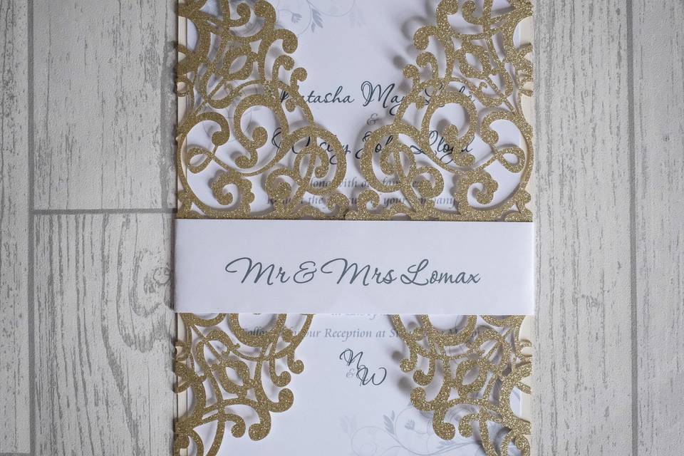 Laser Cut Invite