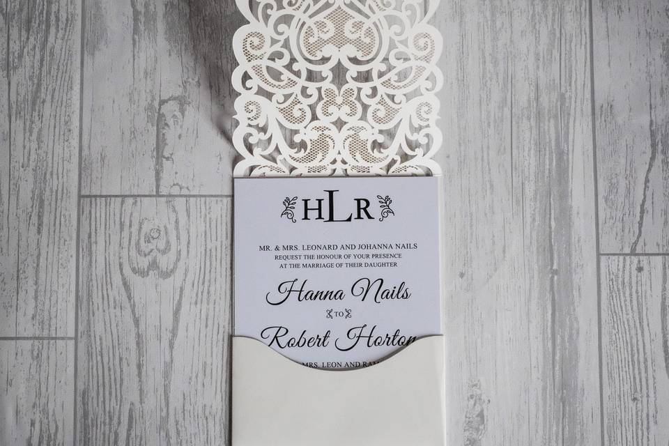 Laser Cut Invite