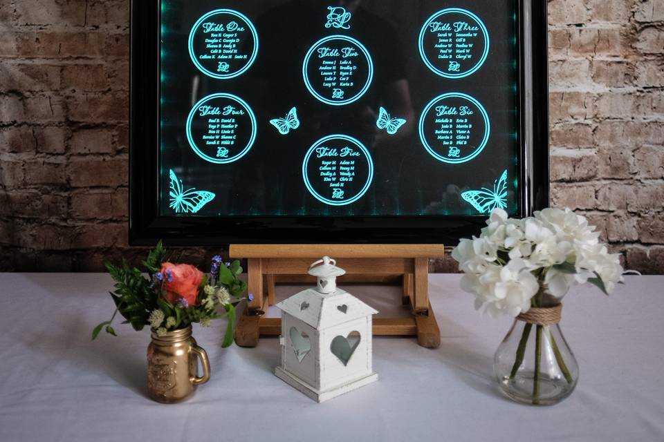 LED Table Plan