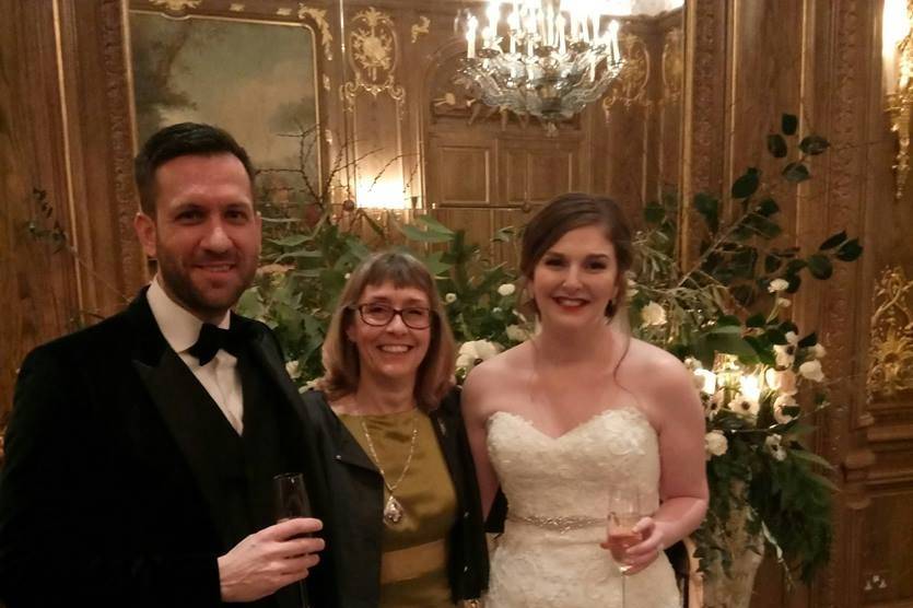 Winter wedding at Claridges