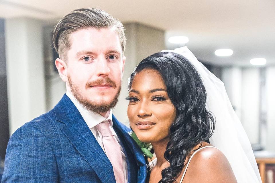 Couple posing