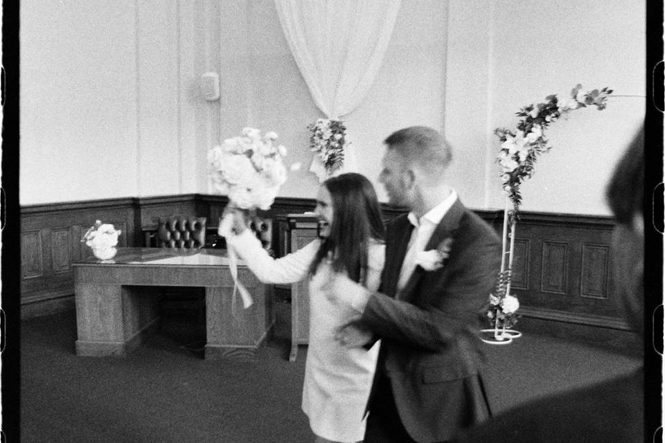 London registry ceremony