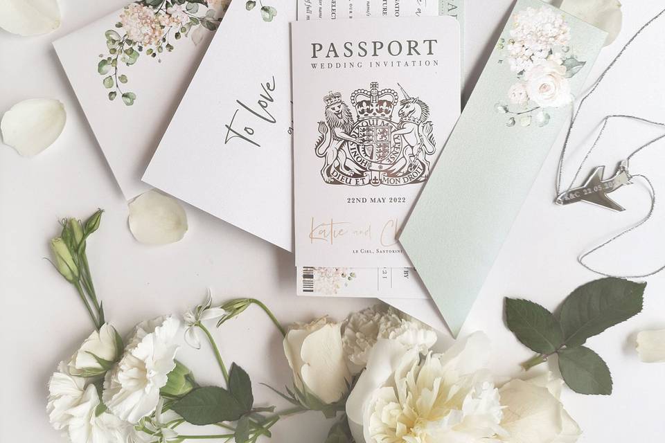 Destination Wedding Passport
