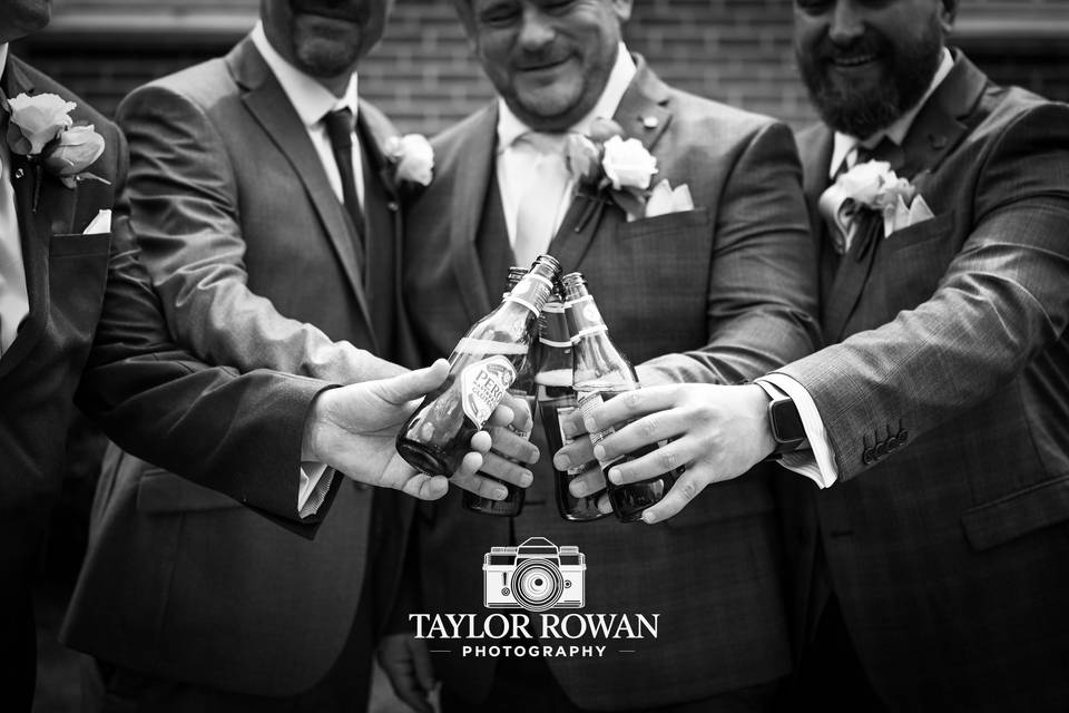 Groomsmen beer