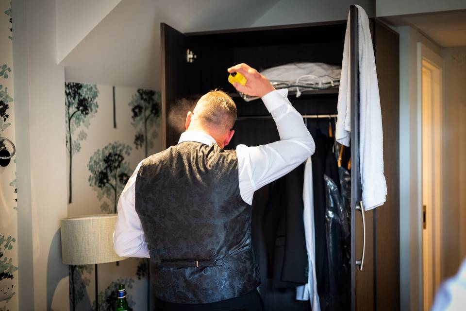 Groom prep