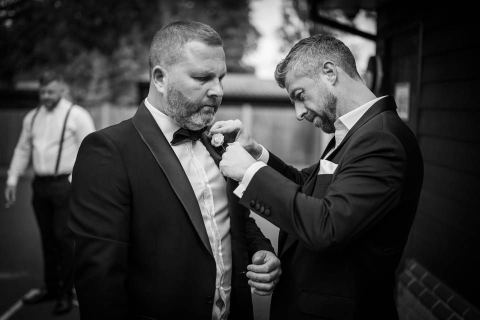 Groom prep