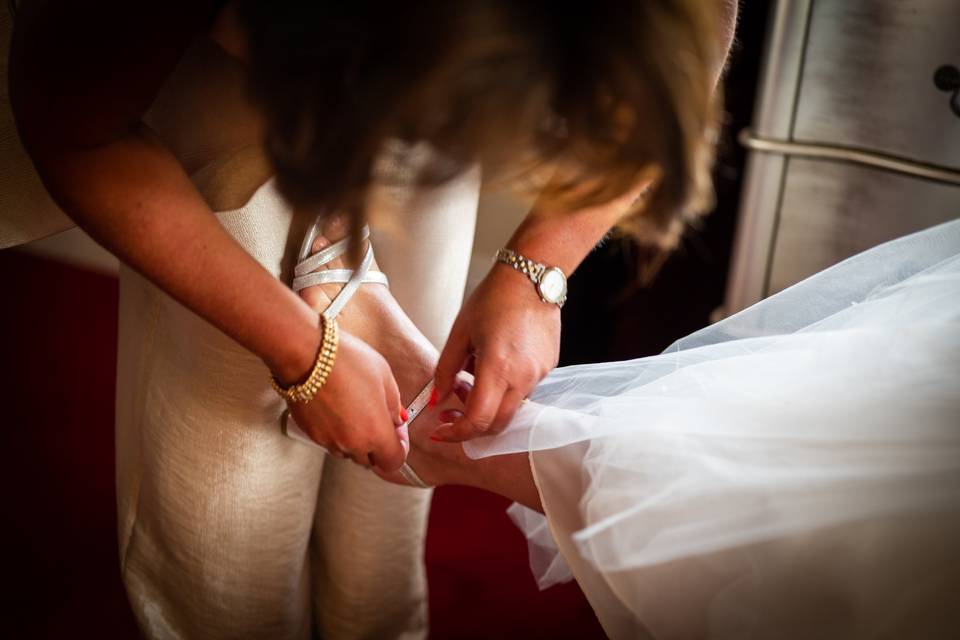 Bride prep