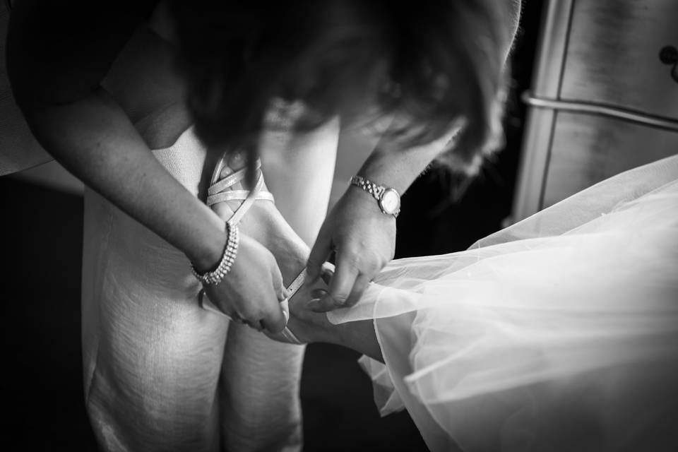 Bride prep